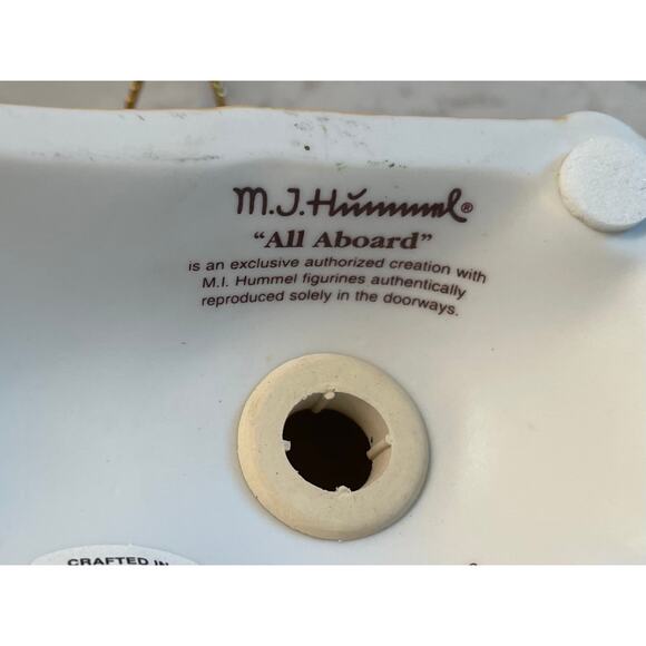 2 VTG M.I. Hummel Bavarian Village Christmas Ornaments, "Christmas Mail" - Picture 6 of 7